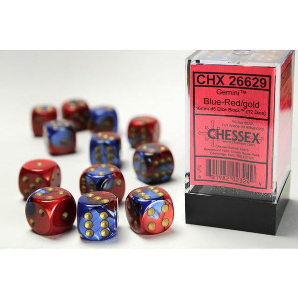 Gemini 16mm D6 Blue-Red/Gold (12) (CHX26629)