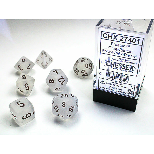 Frosted Clear w/Black - 7 Die Set (CHX27401)