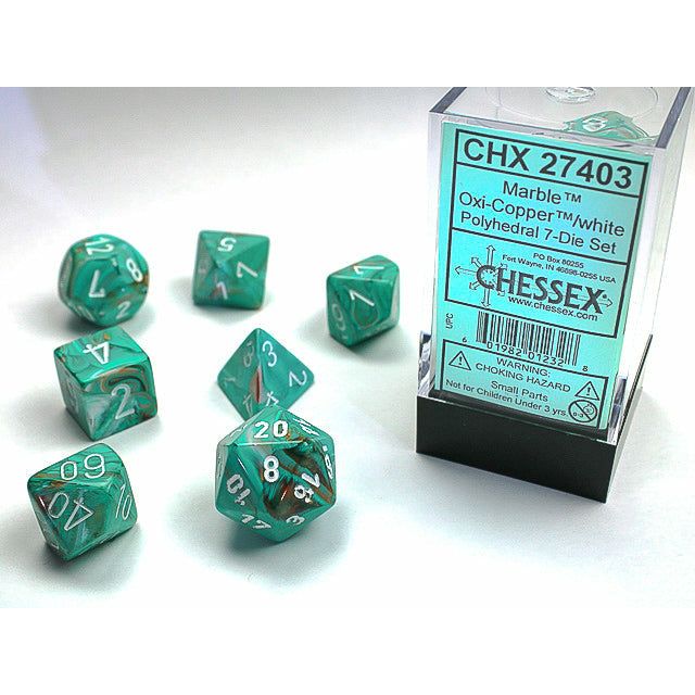 Marble Oxi-Copper w/White - 7 Die Set (CHX27403)