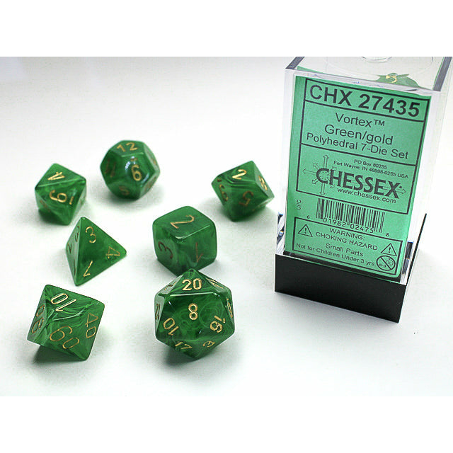 Vortex Green w/Gold - 7 Die Set (CHX27435)