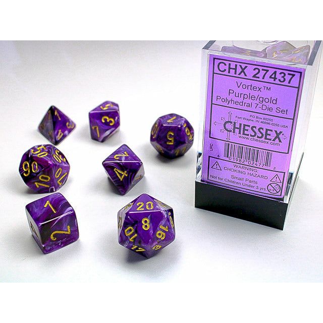 Vortex Purple w/Gold - 7 Die Set (CHX27437)