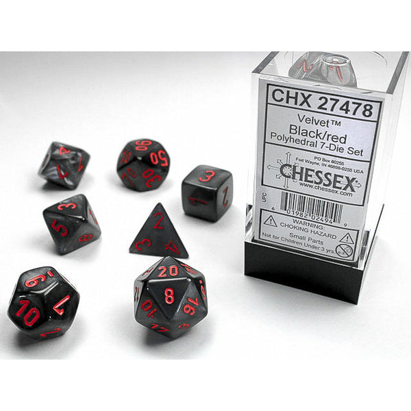 Velvet Black w/Red - 7 Die Set (CHX27478)