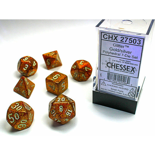 Glitter Gold w/Silver - 7 Die Set (CHX27503)