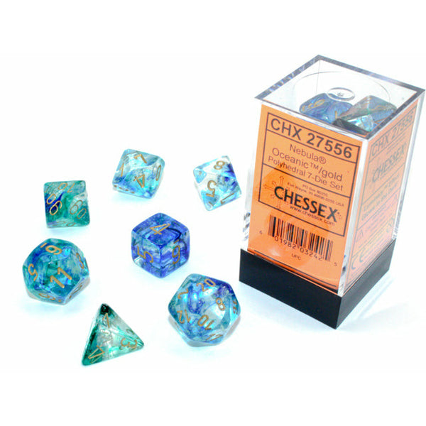 Nebula Luminary Oceanic w/Gold - 7 Die Set (CHX27556)