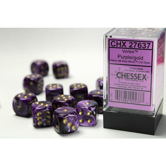 Vortex 16mm D6 Purple/Gold (12) (CHX27637)