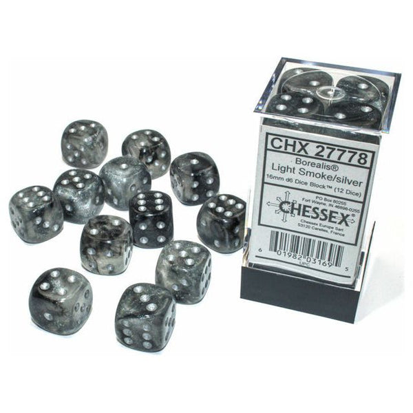 Borealis Luminary 16mm D6 Light Smoke/Silver (12) (CHX27778)