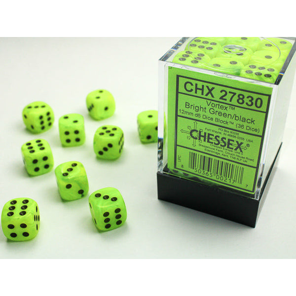 Vortex 12mm D6 Bright Green/Black (36) (CHX27830)