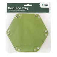 LPG Hex Dice Tray 6" Green