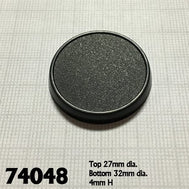 32mm Round Plastic Gaming Base - 10 pack (74048)