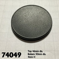 50mm Round Plastic Gaming Base - 10 pack (74049)