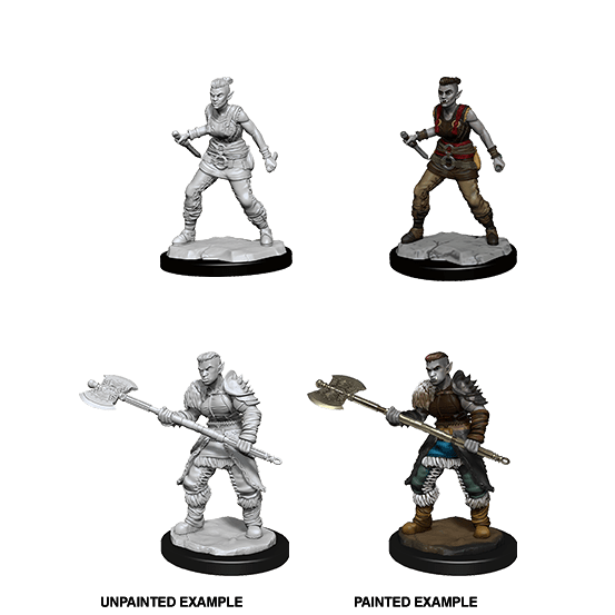 Orc Barbarian She/Her - D&D Nolzur’s Minis