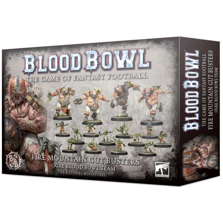 Blood Bowl - Ogre Team - The Fire Mountain Gut Busters