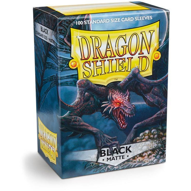 Dragon Shield Sleeves Matte - Black (100pk)