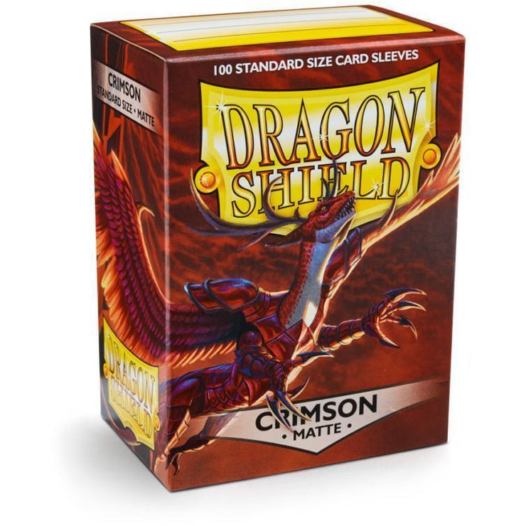 Dragon Shield Sleeves Matte - Crimson (100pk)