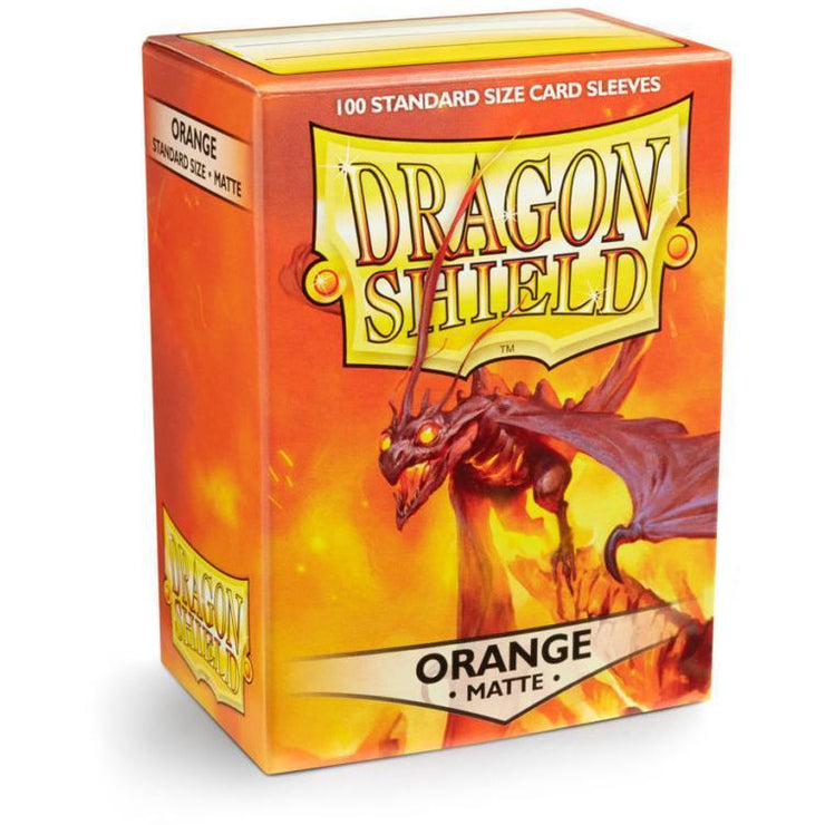 Dragon Shield Sleeves Matte - Orange (100pk)