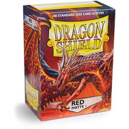 Dragon Shield Sleeves Matte - Red (100pk)