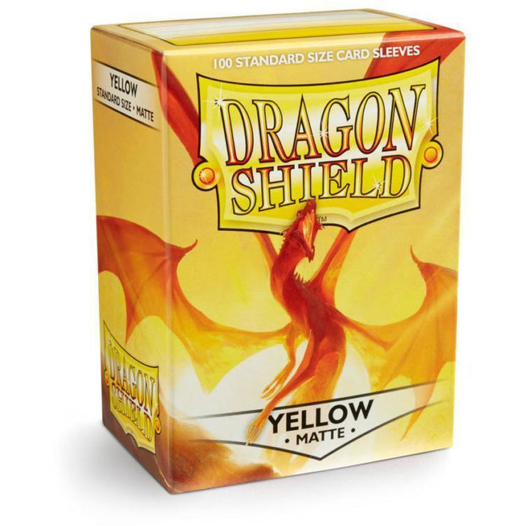 Dragon Shield Sleeves Matte - Yellow (100pk)