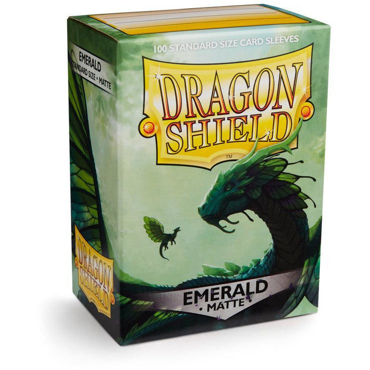 Dragon Shield Sleeves Matte - Emerald (100pk)