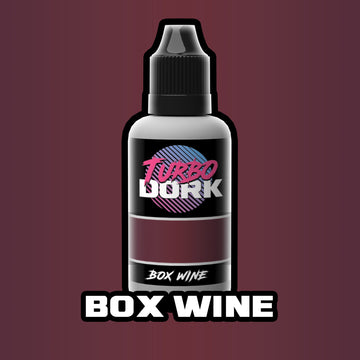 Turbo Dork: Box Wine Metallic Acrylic Paint - 20ml Bottle