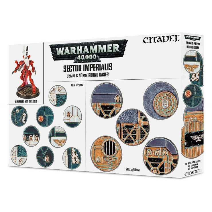 Sector Imperialis 25 & 40mm Round Bases