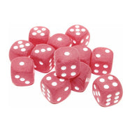 Frosted 16mm D6 Red/White (12) (CHXLE406)