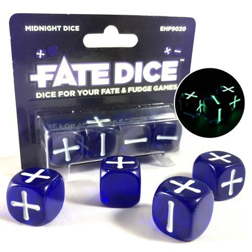 Fate Core Dice: Midnight