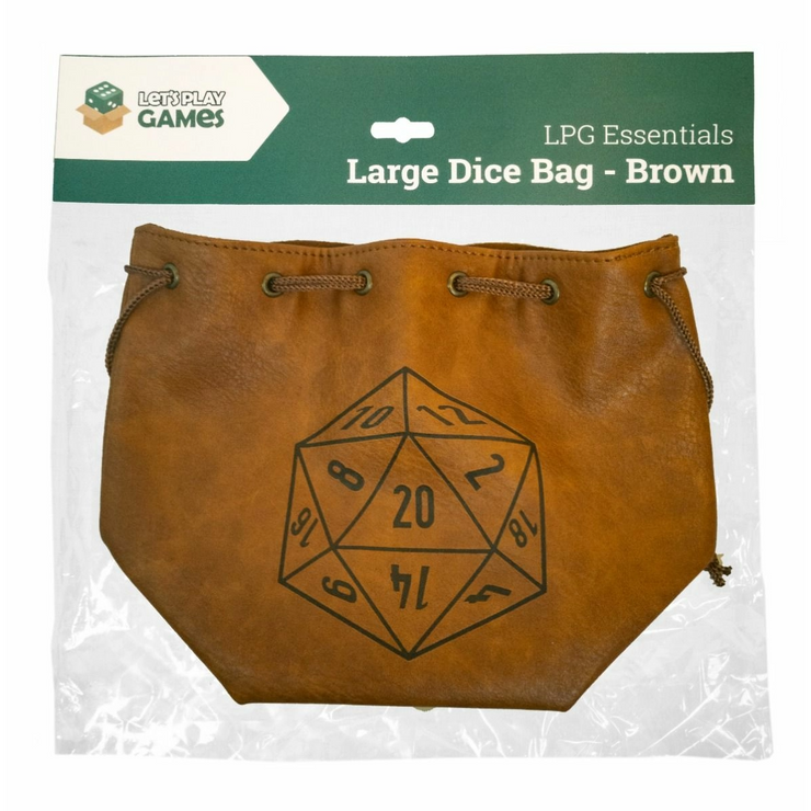 LPG Large Dice Bag - Brown