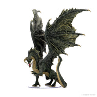 Black Adult Dragon Premium Figure - D&D Icons of the Realms