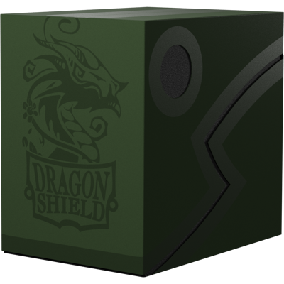 Double Shell Deck Box - Forest Green/Black