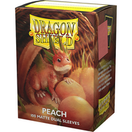 Dragon Shield Sleeves DUAL MATTE - Peach (100pk)