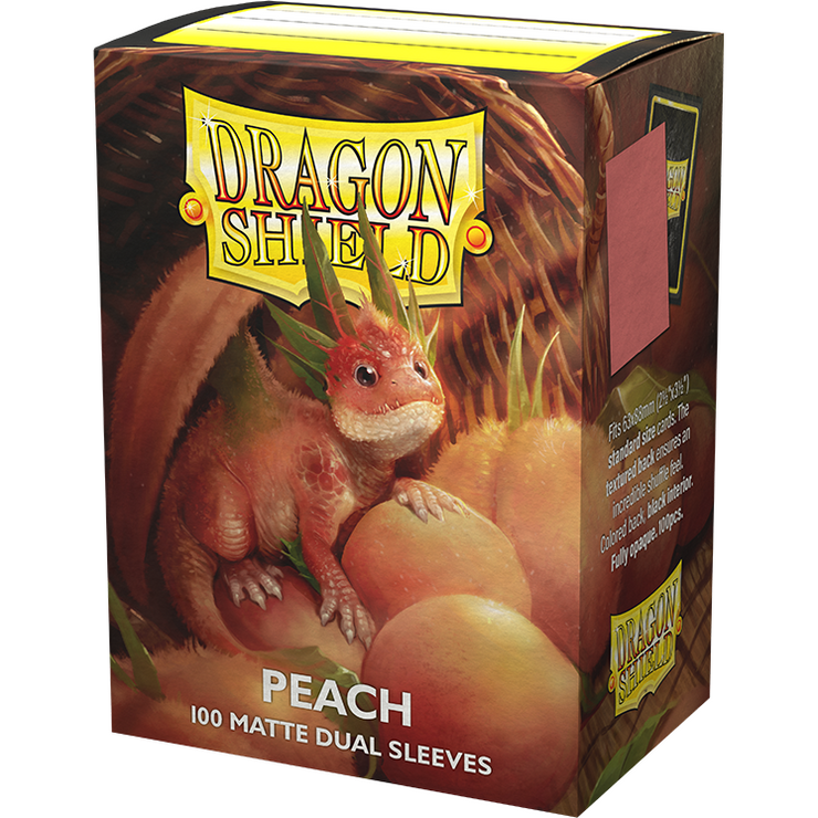 Dragon Shield Sleeves DUAL MATTE - Peach (100pk)