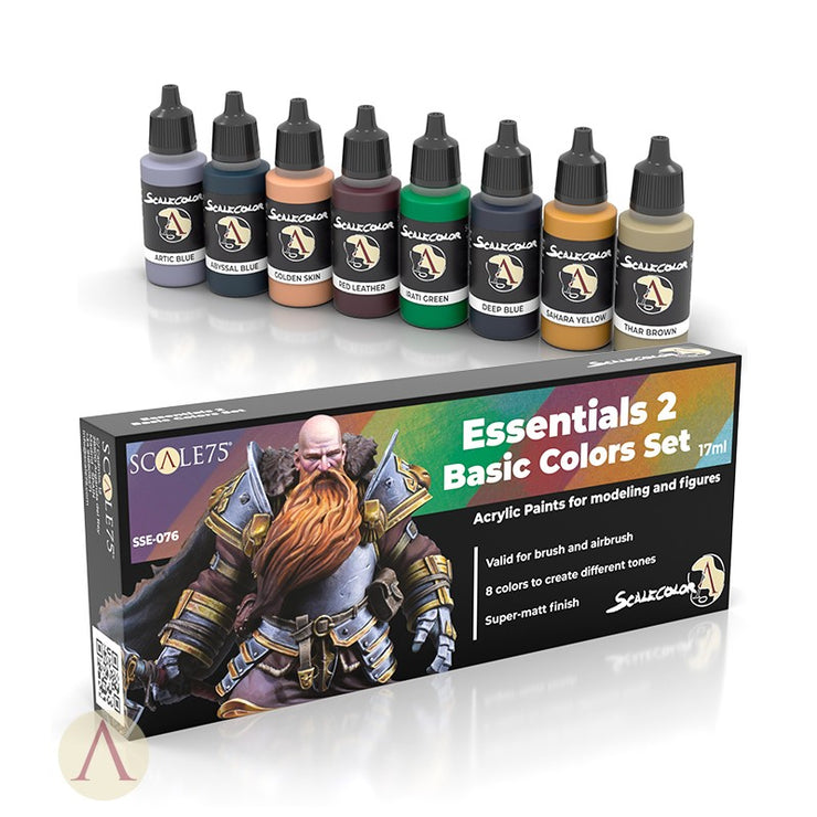 Essentials 2 Basic Colors Paint Set - Scale 75 Scalecolor