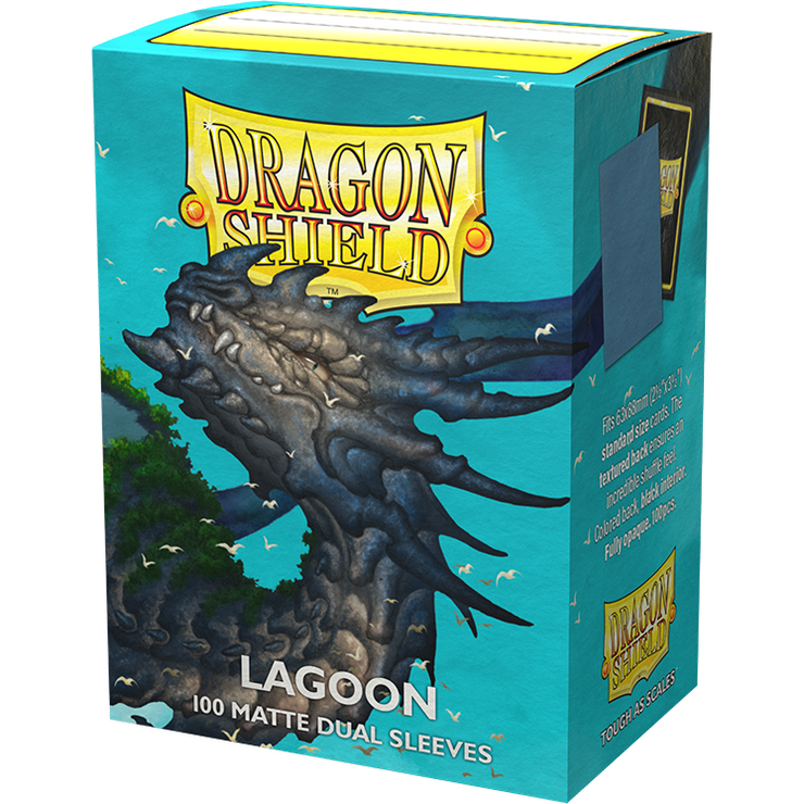 Dragon Shield Sleeves DUAL MATTE - Lagoon Blue Saras (100pk)