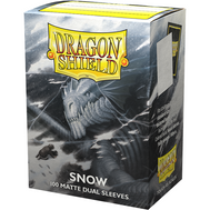 Dragon Shield Sleeves DUAL MATTE - Snow White Mirin (100pk)
