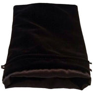 MDG Large Velvet Dice Bag - Black