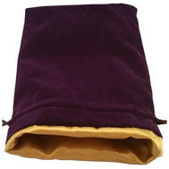 MDG Large Velvet Dice Bag - Purple