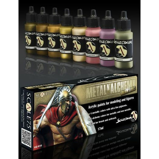 Metal and Alchemy Golden Paint Set - Scale 75 Scalecolor