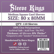 Sleeve Kings- Medium Square (80mm x 80mm) (110pk)