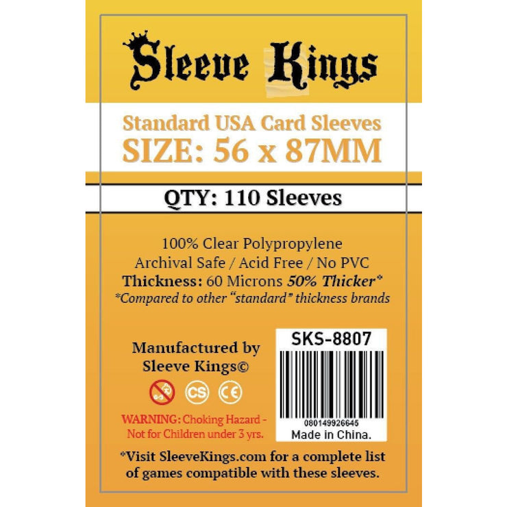 Sleeve Kings - Standard USA (56mm x 87mm) (110pk)