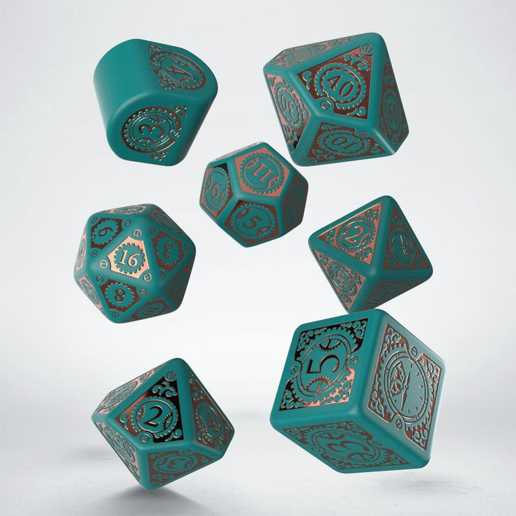 Steampunk Clockwork: Nautical Apparatus Modern Dice Set (7)