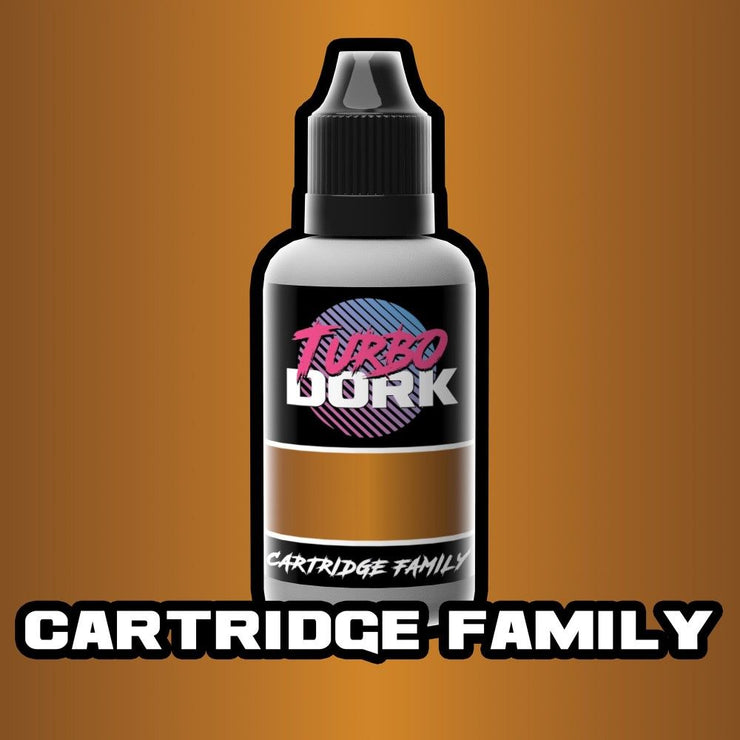 Turbo Dork: Cartridge Family Metallic Acrylic Paint - 20ml Bottle