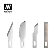 Vallejo Hobby Tools: 5 Assorted Blades for Knife no. 1