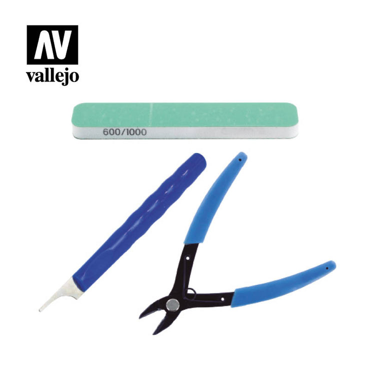 Vallejo Hobby Tools: Plastic Models Preparation Tool Kit