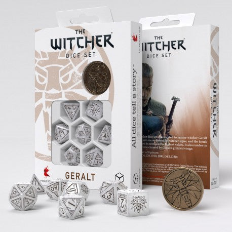 The Witcher Dice Set: Geralt - The White Wolf (7)