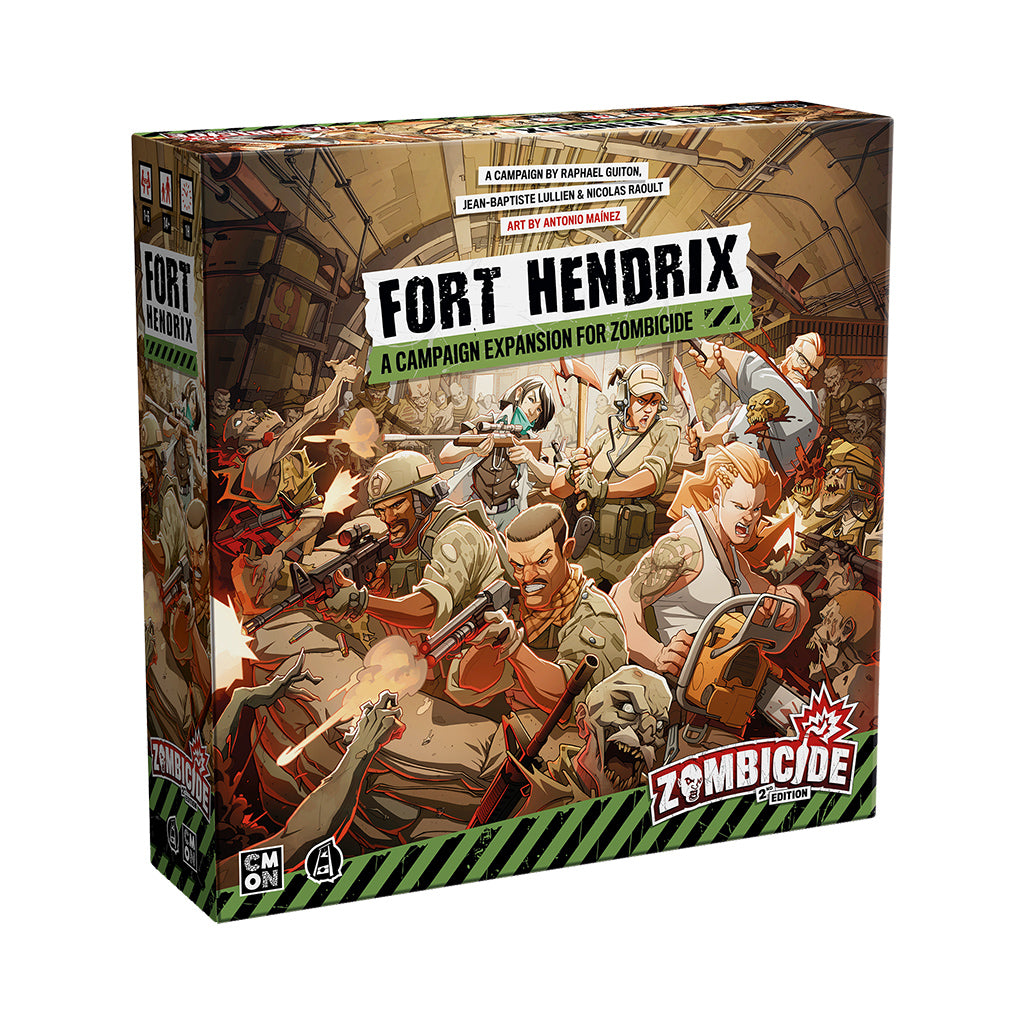 Fort Hendrix + Zombie Soldiers Zombicide 2nd Edition CMON - New